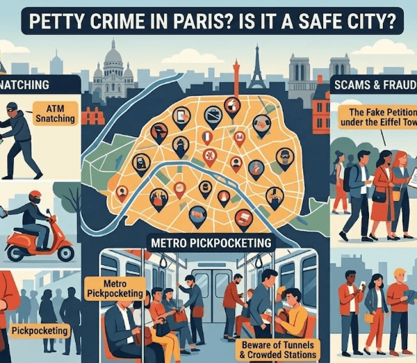 Safety Tips for Tourists in Paris: Common Scams and Petty Crime to Avoid